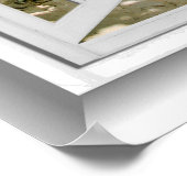 Realistisch 3D-strandscène nepraam uitzicht Poster (Hoek)