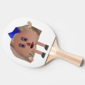 Realistisch Alice Tafeltennisbatje (Zijkant)