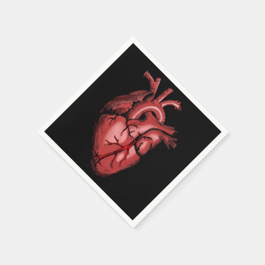 Realistisch Anatomisch Afbeelding Napkins Servet (Hoek)