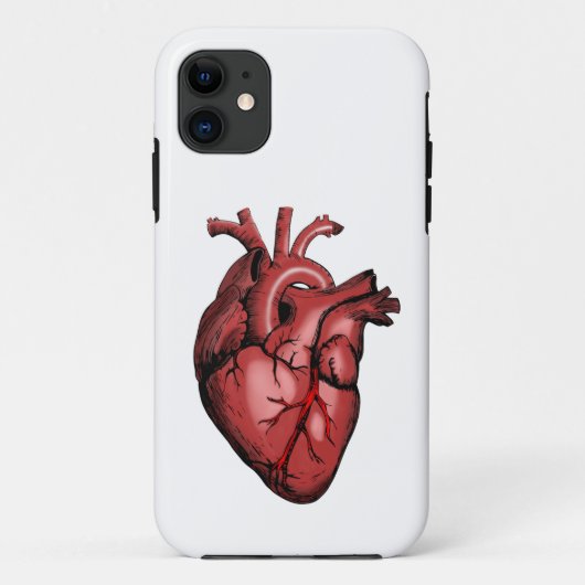 Realistisch Anatomisch Afbeelding van het hart Case-Mate iPhone Case (Achterkant)