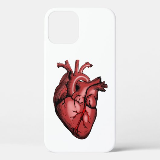 Realistisch Anatomisch Afbeelding van het hart Case-Mate iPhone Case (Achterkant)