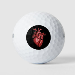 Realistisch Anatomisch Afbeelding van het hart Golfballen