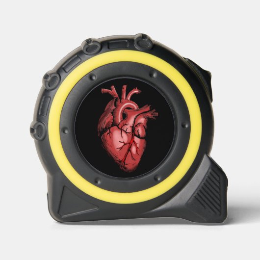 Realistisch Anatomisch Afbeelding van het hart Rolmaat (Voorkant)