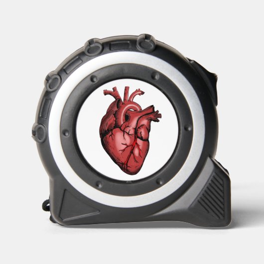 Realistisch Anatomisch Afbeelding van het hart Rolmaat (Voorkant)
