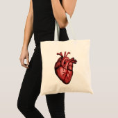 Realistisch Anatomisch Afbeelding van het hart Tote Bag (Voorkant (product))