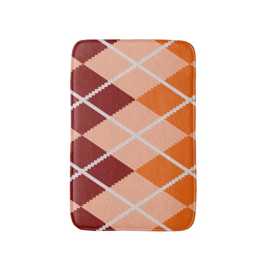 Realistisch Argyle Cloth Badmat (Voorkant Verticaal)