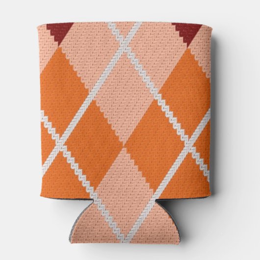 Realistisch Argyle Cloth Blikjeskoeler (Achterkant)