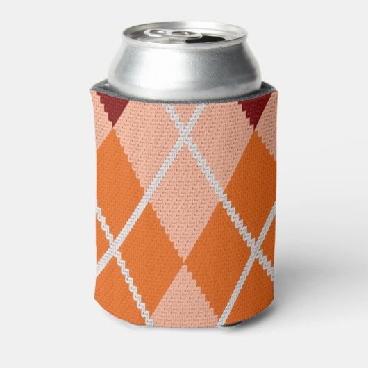 Realistisch Argyle Cloth Blikjeskoeler (Blikje Achterkant)