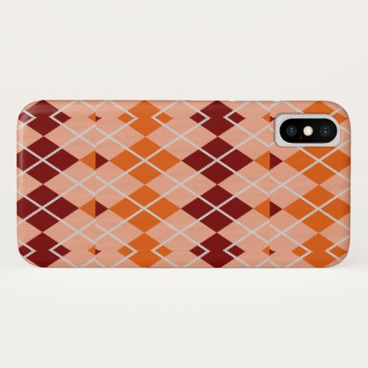 Realistisch Argyle Cloth Case-Mate iPhone Case (Achterkant (horizontaal))