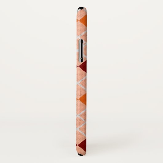 Realistisch Argyle Cloth Case-Mate iPhone Case (Achterkant / rechts)