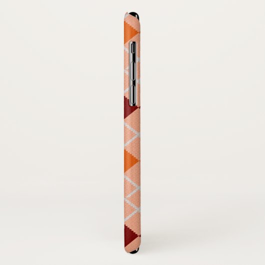 Realistisch Argyle Cloth Case-Mate iPhone Case (Achterkant/links)