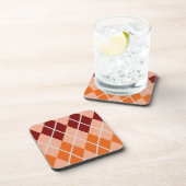 Realistisch Argyle Cloth Drankjes Onderzetter (Rechterzijde)