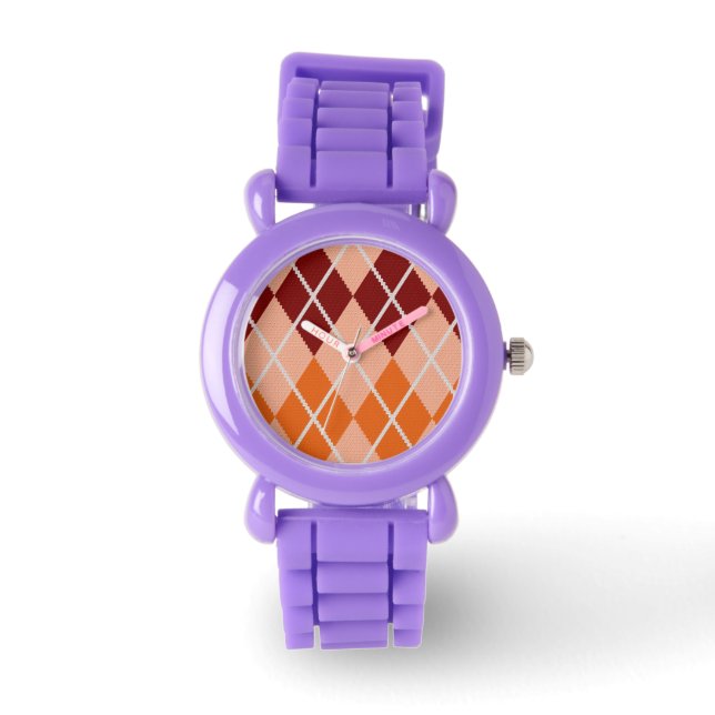 Realistisch Argyle Cloth Horloge (Voorkant)
