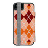 Realistisch Argyle Cloth Incipio iPhone Portemonnee Hoesje (Agenda Achterkant)