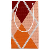Realistisch Argyle Cloth Klein Cadeauzakje (Voorkant)