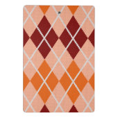Realistisch Argyle Cloth Mini Klembord (Achterkant)