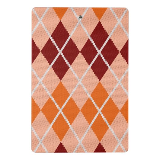 Realistisch Argyle Cloth Mini Klembord (Achterkant)