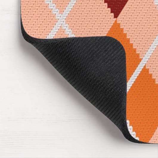 Realistisch Argyle Cloth Muismat (Hoek)