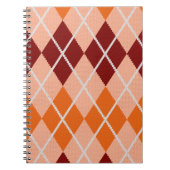 Realistisch Argyle Cloth Notitieboek (Voorkant)