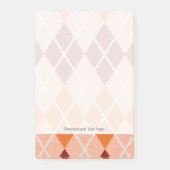 Realistisch Argyle Cloth Post-it® Notes (Voorkant)