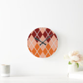 Realistisch Argyle Cloth Ronde Klok (Huis)