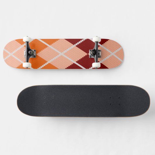 Realistisch Argyle Cloth Skateboard (Horizontaal)