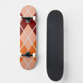 Realistisch Argyle Cloth Skateboard (Voorkant)