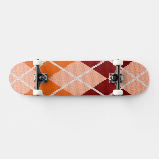 Realistisch Argyle Cloth Skateboard (Horizontaal)