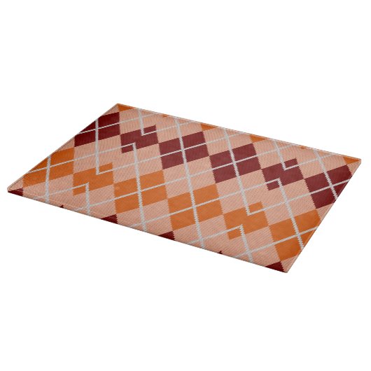Realistisch Argyle Cloth Snijplank (Hoek)