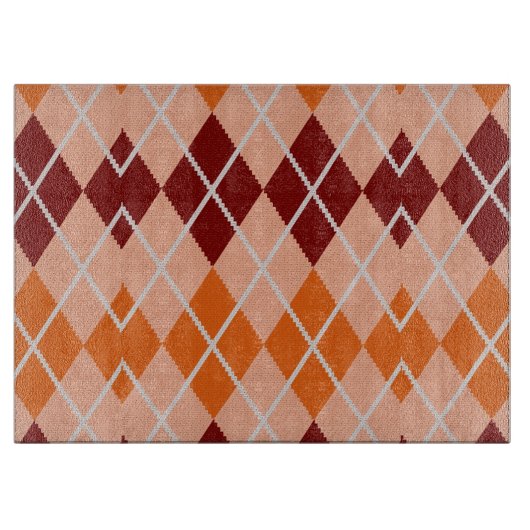 Realistisch Argyle Cloth Snijplank (Voorkant)