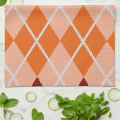 Realistisch Argyle Cloth Theedoek (Gevouwen)