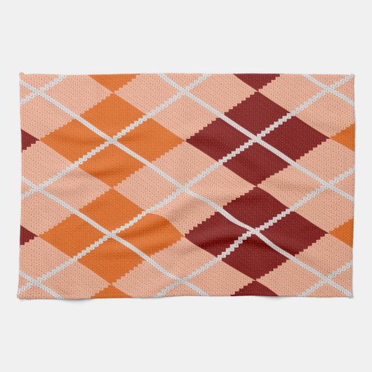 Realistisch Argyle Cloth Theedoek (Horizontaal)