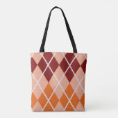 Realistisch Argyle Cloth Tote Bag (Achterkant)