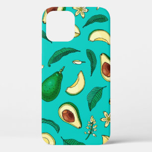 Realistisch avocado. Naadloos patroon. Summer exot Case-Mate iPhone Case