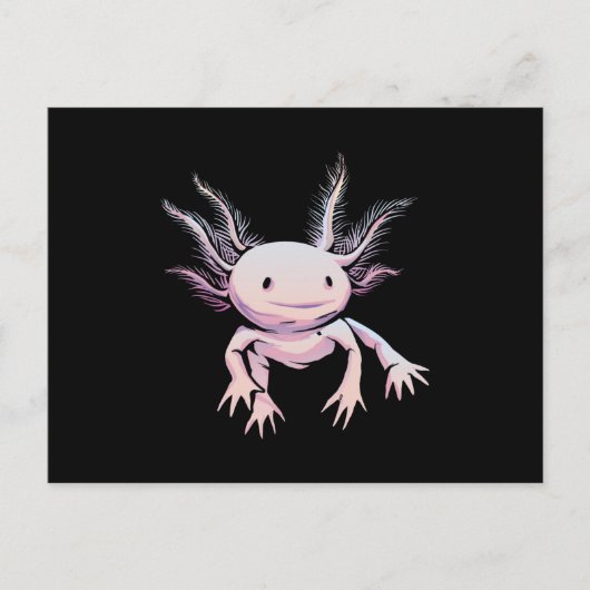 Realistisch Axolotl-dier Briefkaart (Voorkant)