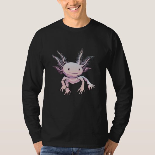 Realistisch Axolotl-dier T-shirt (Voorkant)