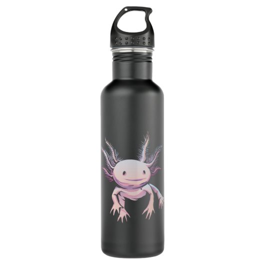 Realistisch Axolotl-dier Waterfles (Voorkant)