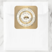 Realistisch Bee Gold Honingraat Imker Label (Tas)