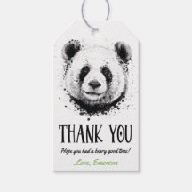 Realistisch Beer Panda Birthday Hartelijk dank