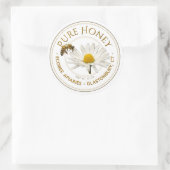 Realistisch bier en Daisy Honey Label White (Tas)