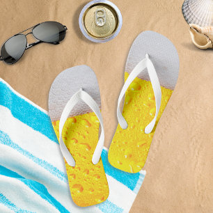 Realistisch bier teenslippers