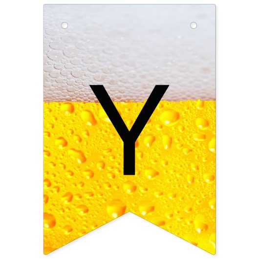 Realistisch bier vlaggetjes (Tweede vlag)