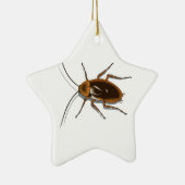 Realistisch-bruin-Cockroach Insect Keramisch Ornament (Rechts)