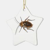 Realistisch-bruin-Cockroach Insect Keramisch Ornament (Links)