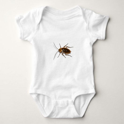 Realistisch-bruin-Cockroach Insect Romper (Voorkant)