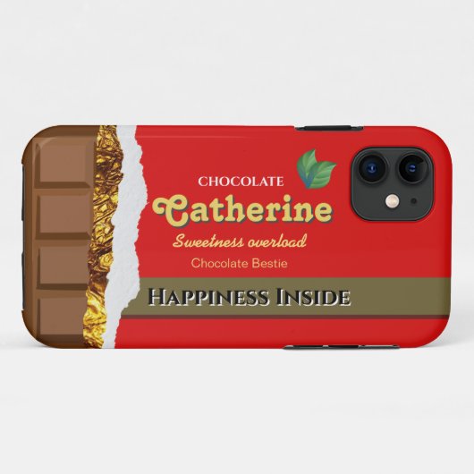 Realistisch bruin en rode Valentijnse chocolade Fu Case-Mate iPhone Case (Achterkant (horizontaal))