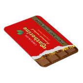 Realistisch bruin en rode Valentijnse chocolade Fu Magneet (Rechterzijde)