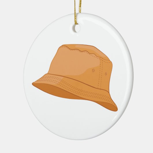Realistisch Bucket Pet Keramisch Ornament (Links)