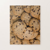 Realistisch chocolade Chip Cookie Legpuzzel (Verticaal)