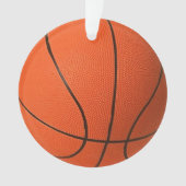 Realistisch coole Basketball - Aangepaste naam en  Ornament (voorkant)